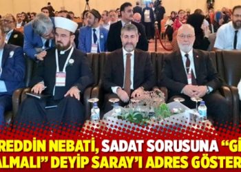 Nureddin Nebati, SADAT sorusuna “gizli kalmalı” deyip Saray’ı adres gösterdi