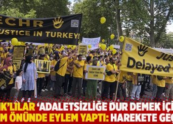 KHK’lılar ‘adaletsizliğe dur demek için’ AİHM önünde eylem yaptı: Harekete geçin!