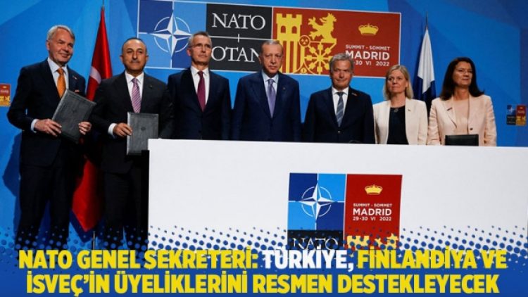 Stoltenberg: Türkiye, Finlandiya ve İsveç’in üyeliklerini resmen destekleyecek