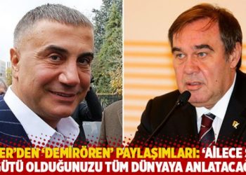 Peker’den ‘Demirören’ paylaşımları: ‘Ailece suç örgütü olduğunuzu tüm dünyaya anlatacağım’