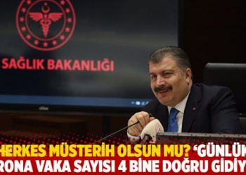 Herkes müsterih olsun mu? ‘Günlük koronavirüs vaka sayısı 4 bine doğru gidiyor’