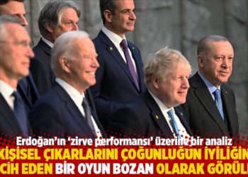 “Kişisel çıkarlarını çoğunluğun iyiliğine tercih eden bir oyun bozan olarak görüldü”