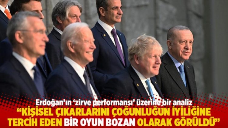 “Kişisel çıkarlarını çoğunluğun iyiliğine tercih eden bir oyun bozan olarak görüldü”
