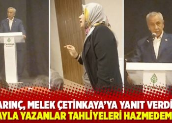 Arınç, Melek Çetinkaya’ya yanıt verdi: Parayla yazanlar tahliyeleri hazmedemiyor