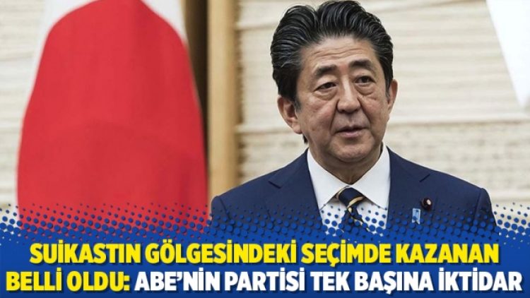 Suikastın gölgesindeki seçimde kazanan belli oldu: Abe’nin partisi tek başına iktidar