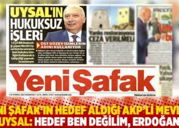 Yeni Şafak’ın hedef aldığı AKP’li Mevlüt Uysal: Hedef ben değilim, Erdoğan