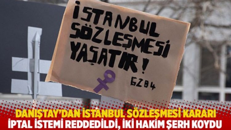 Danıştay’dan İstanbul Sözleşmesi kararı: İptal istemi reddedildi, iki hakim şerh koydu