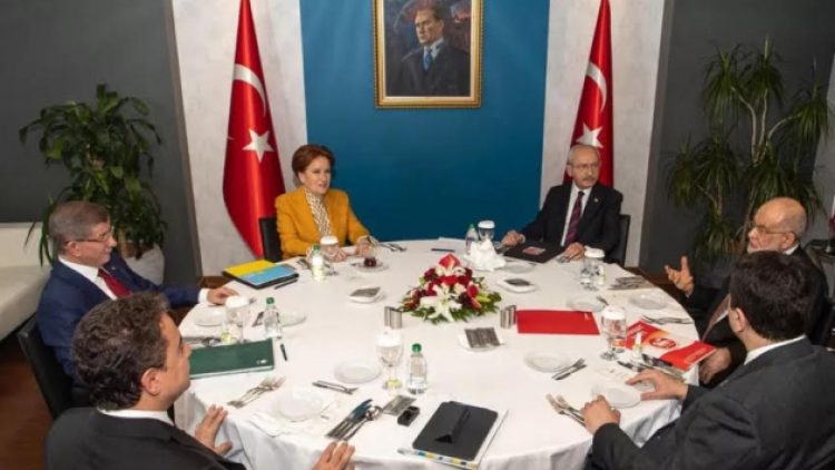 Altılı masa toplantısının tarihi değiştirildi