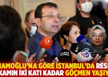 İmamoğlu’na göre İstanbul’da resmi rakamın iki katı kadar göçmen yaşıyor
