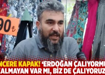 Tencere kapak! ‘Erdoğan çalıyormuş; çalmayan var mı, biz de çalıyoruz’