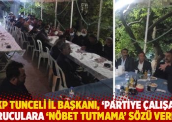 AKP il başkanı, ‘partiye çalışan’ koruculara ‘nöbet tutmama’ sözü vermiş