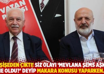 Cin şişeden çıktı! Siz olayı ‘Mevlana Şems aşkına ne oldu?’ deyip makara konusu yaparken…