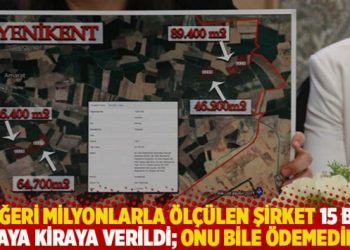 Değeri 55 milyon TL olan şirket, 15 bin lira kirayla AKP’lilere verildi