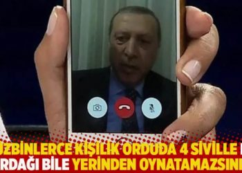“Yüzbinlerce kişilik orduda 4 siville bir bardağı bile yerinden oynatamazsınız”