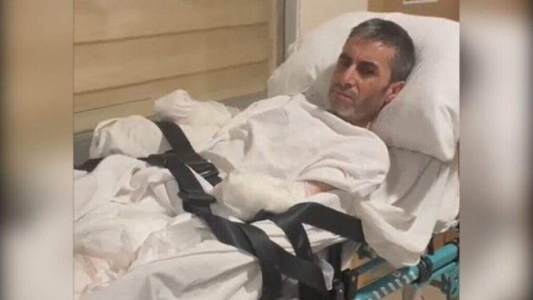 İki elini kaybeden Necdet Erik tahliye edildi