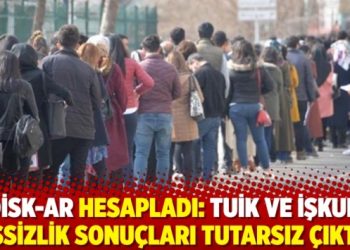 DİSK-AR Hesapladı: TUİK ve İŞKUR işsizlik sonuçları tutarsız çıktı