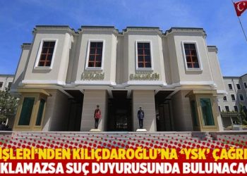 İçişleri’nden Kılıçdaroğlu’na ‘YSK’ çağrısı: Açıklamazsa suç duyurusunda bulunacağız