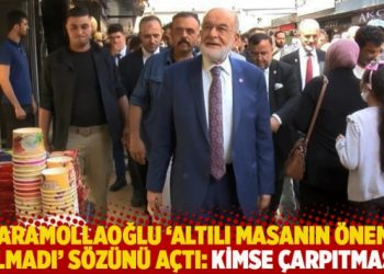 Karamollaoğlu ‘Altılı masanın önemi kalmadı’ sözünü açtı: Kimse çarpıtmasın