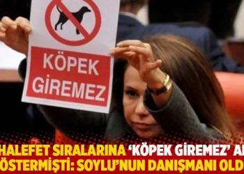 Meclis’te ‘köpek giremez’ afişi göstermişti: Süleyman Soylu’nun danışmanı oldu