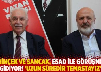 Perinçek ve Sancak, Esad ile görüşmeye gidiyor! ‘Uzun süredir temastayız’