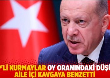 AKP kurmayları oy oranlarındaki düşüşü ‘aile içi kavga’ya benzetti