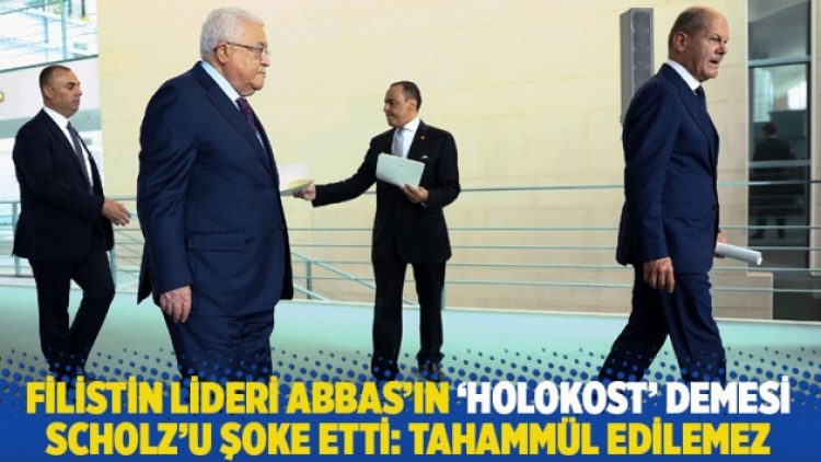 Filistin liderinin ‘holokost’ demesi, Almanya’da şok etkisi yarattı: Tahammül edilemez