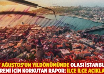 17 Ağustos’un yıldönümünde olası İstanbul depremi için korkutan rapor: İlçe ilçe açıklandı
