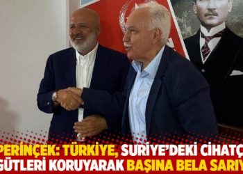Perinçek: Türkiye, Suriye’deki cihatçı örgütleri koruyarak başına bela sarıyor