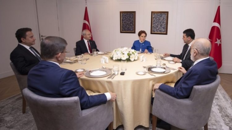 Altılı masa bir araya geliyor