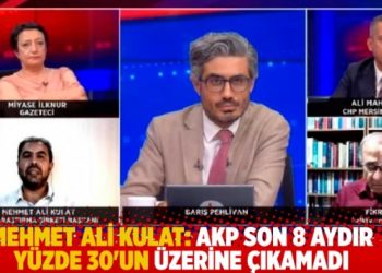 Mehmet Ali Kulat: AKP son 8 aydır yüzde 30’un üzerine çıkamadı