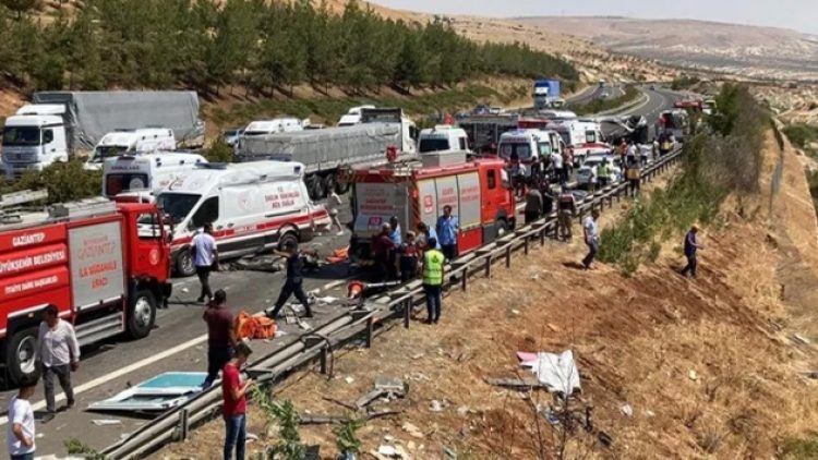 Antep’teki kazaya ilişkin ilk tespitler ortaya çıktı: 130 km hız, 307 metre fren izi