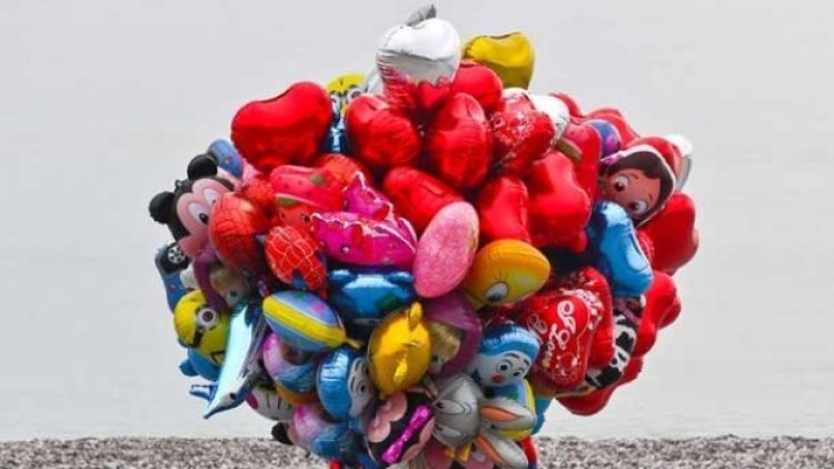 Uçan balonları zehirle şişirmişler