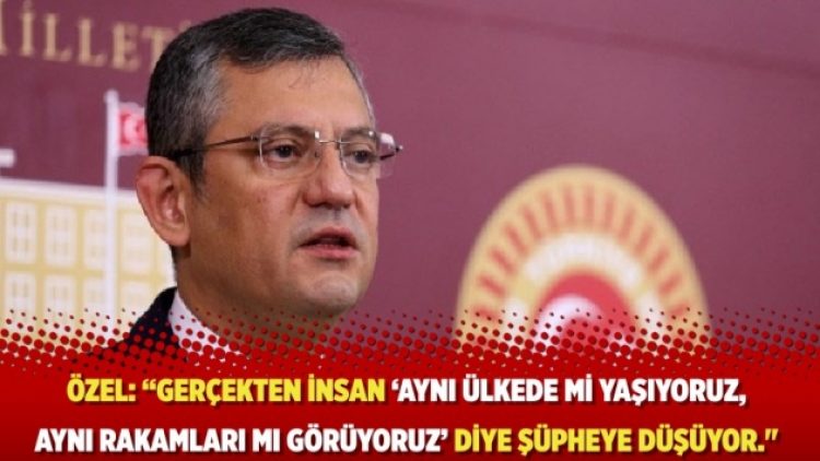 “Gerçekten insan ‘aynı ülkede mi yaşıyoruz, aynı rakamları mı görüyoruz’ diye şüpheye düşüyor”