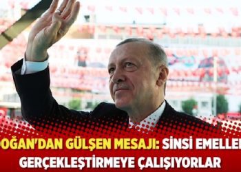 Erdoğan’dan Gülşen mesajı: Sinsi emellerini gerçekleştirmeye çalışıyorlar