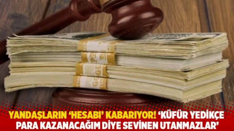 Yandaşların ‘hesabı’ kabarıyor! ‘Küfür yedikçe para kazanacağım diye sevinen utanmazlar’