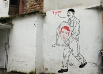 Karikatürist Costantini cenazesi torba içinde verilen Arslan’ı çizdi