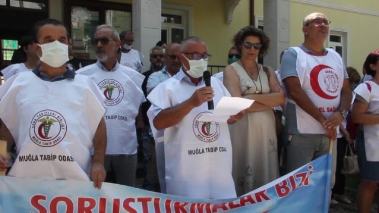 Muğla Tabip Odası: İş bırakma eylemlerine katılan 400 sağlık çalışanı hakkında soruşturma başlatıldı