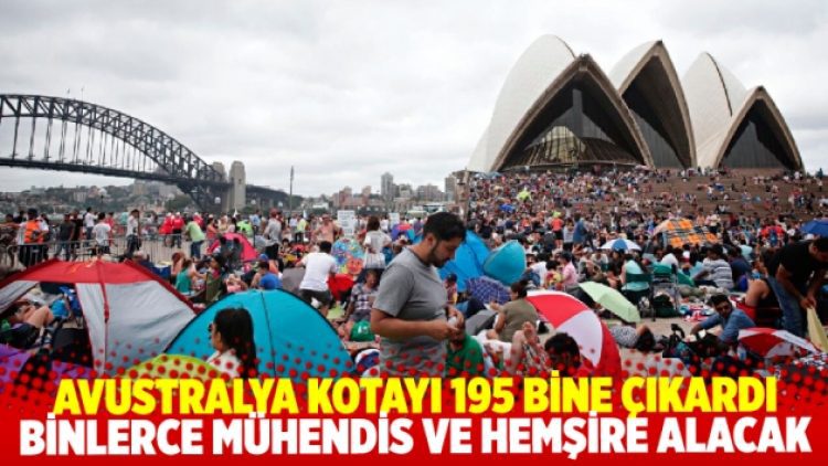Avustralya Hükümeti, kalıcı göçmenlik kotasını 195 bine çıkardı