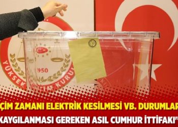 Altınok: Seçim zamanı elektrik kesilmesi vb. durumlarda kaygılanması gereken asıl Cumhur İttifakı