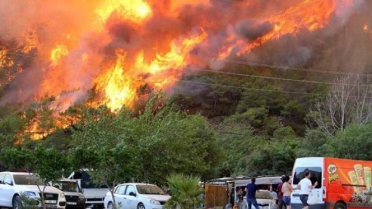 Adrasan’da orman yangını!