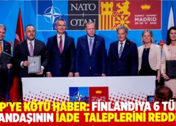 ‘İade’ tartışmasında AKP’ye kötü haber: Finlandiya talepleri reddetti