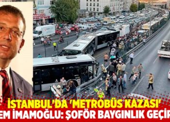 İstanbul’da ‘metrobüs kazası’
