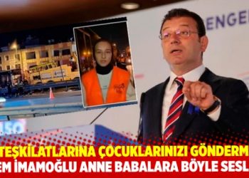 Ekrem İmamoğlu anne babalara seslendi: AKP teşkilatlarına çocuklarınızı göndermeyin