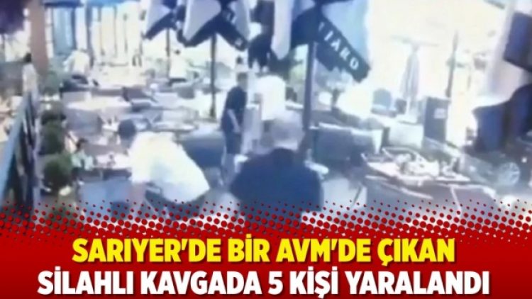 İstanbul’da AVM’de silahlı kavga: 5 yaralı