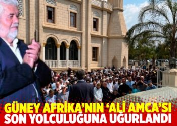 Güney Afrika’nın ‘Ali Amca’sı son yolculuğuna uğurlandı