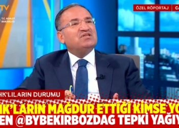 “KHK’ların mağdur ettiği kimse yok” diyen Adalet Bakanı @bybekirbozdag a tepki yağıyor