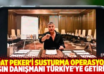 Sedat Peker’i susturma operasyonu: Basın danışmanı Türkiye’ye getirildi