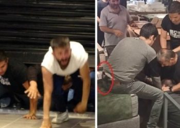 İndirimli iPhone rezaleti: Halk birbirini ezdi, silahla tehdit edip elindeki telefonu aldılar