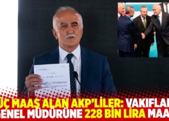 Vakıflar Genel Müdürü üç yerden maaş alıyor: Cebine her ay 228 bin 332 lira giriyor