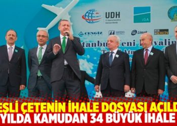 Beşli çetenin ihale dosyası açıldı: 11 yılda kamudan 34 büyük ihale